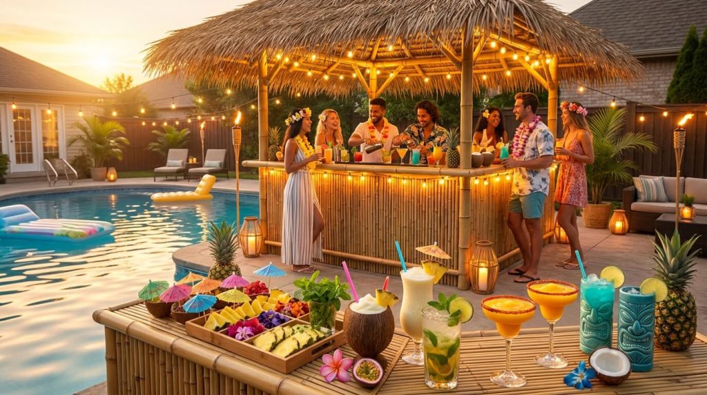 Build a Tropical Tiki Bar That Feels Like a Getaway