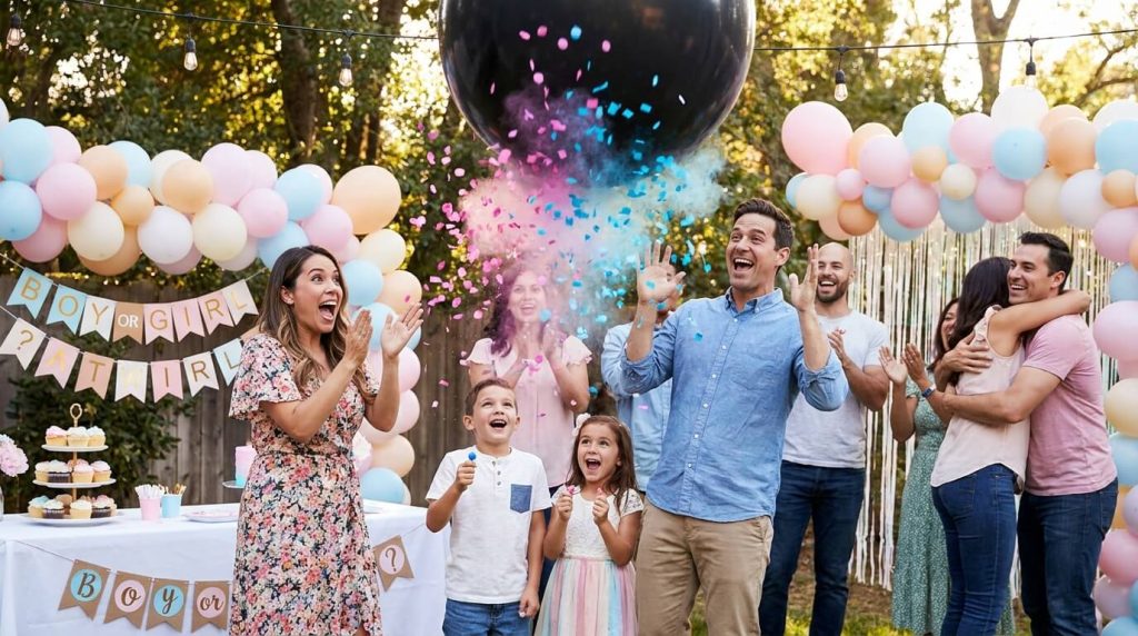 Gender Reveal Balloon Pop
