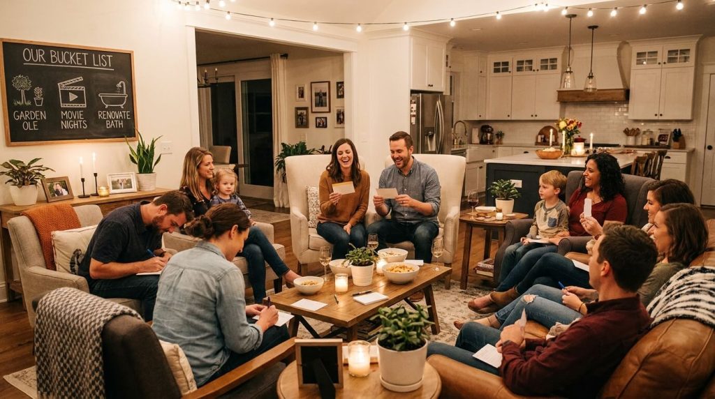 Homeowner's Bucket List housewarming game
