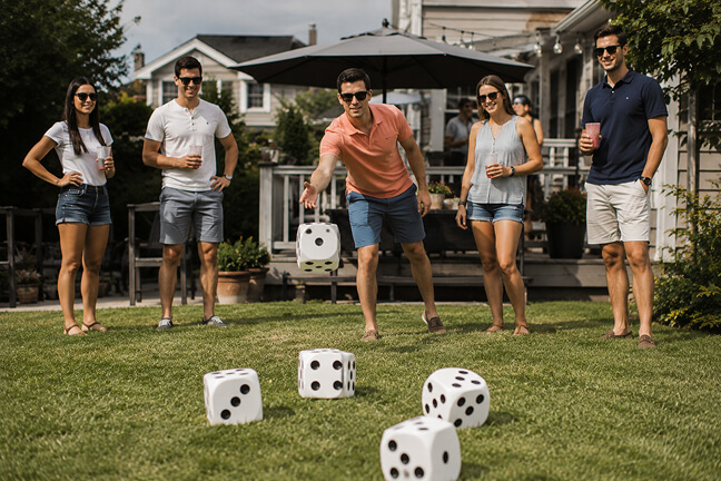 Lawn Darts (Yardzee or Giant Dice)