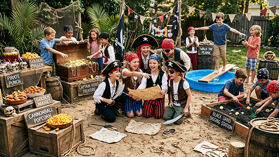 Pirate Treasure Hunt Party