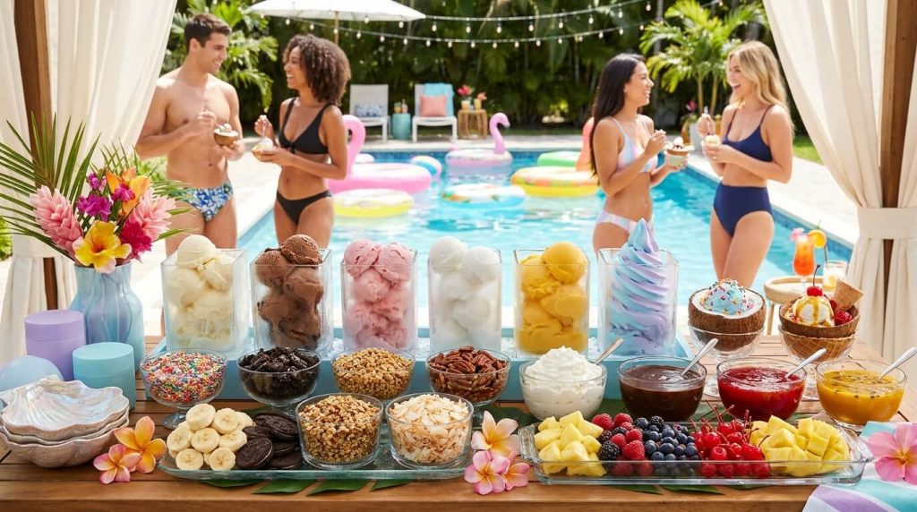 Set Up an Ice Cream Sundae Bar