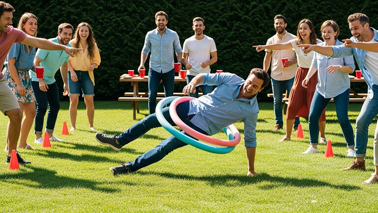 Dizzy Bat Relay Race Backyard Game | Backyard Games for adults