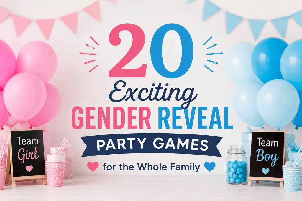 20 Exciting Gender Reveal Party Games for the Whole Family