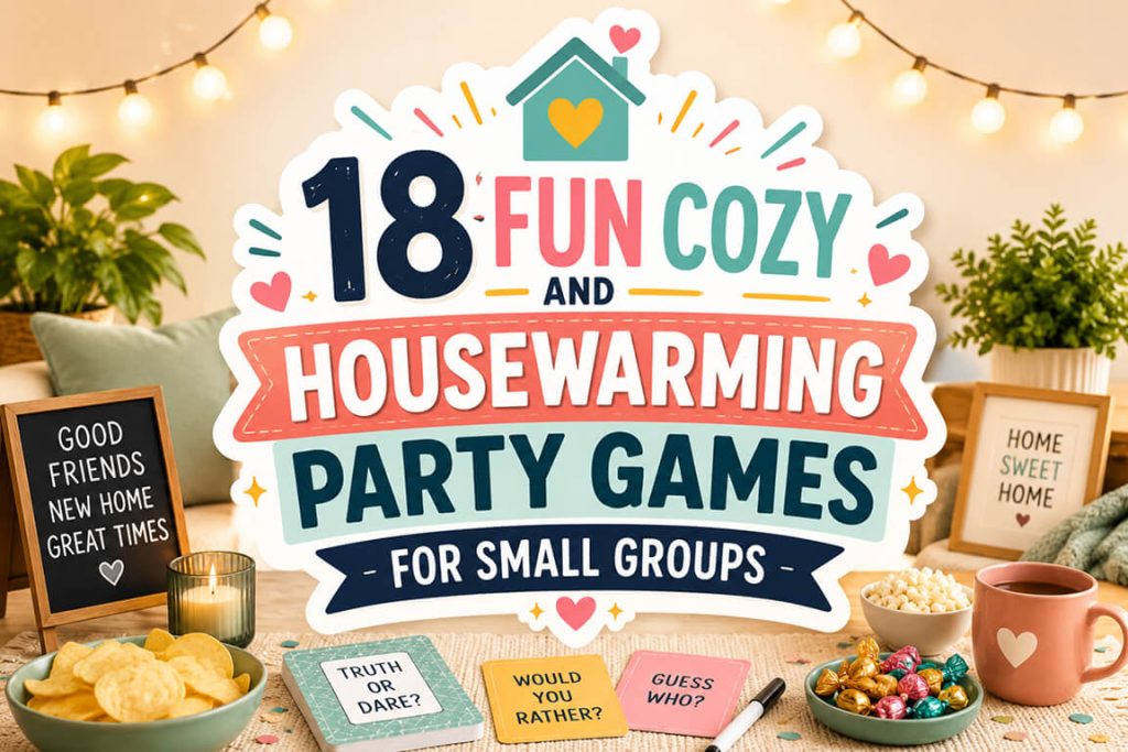 Housewarming Party Games for Small Groups