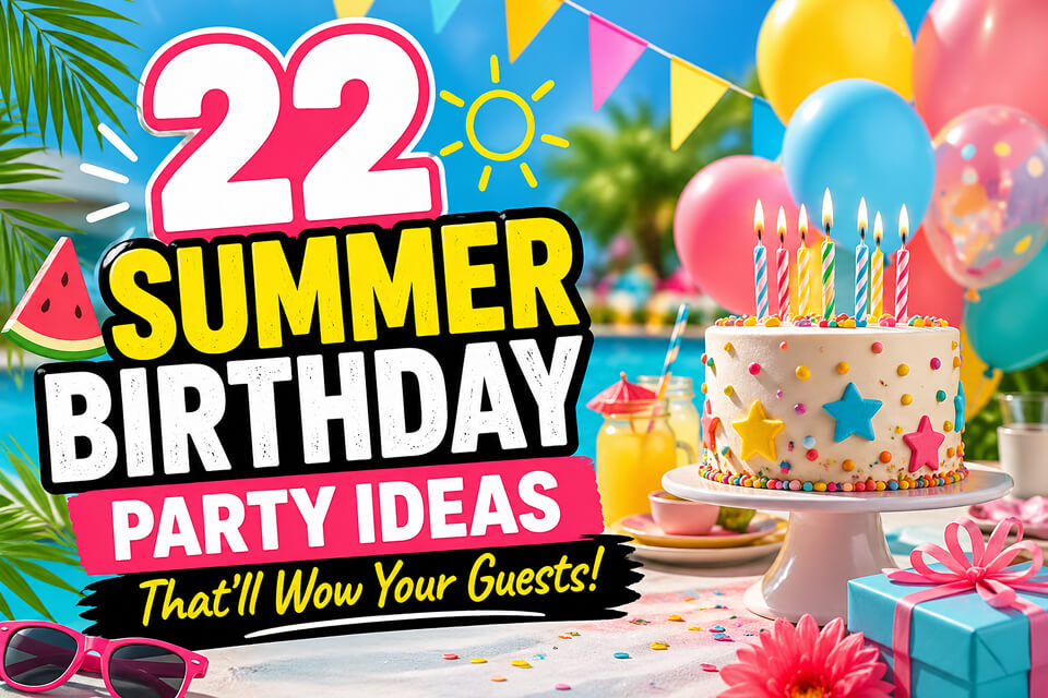 22 Summer Birthday Party Ideas That’ll Wow Your Guests