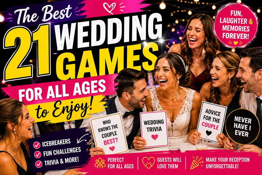 Wedding Games for All Ages to Enjoy