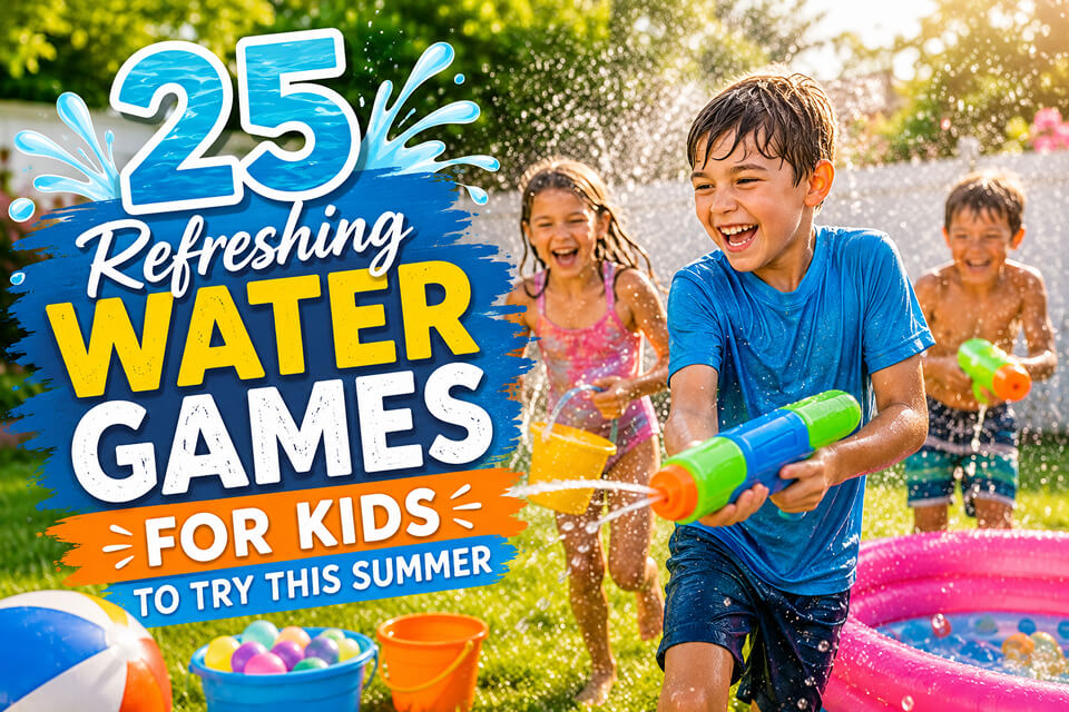 Refreshing Water Games for Kids to Try This Summer