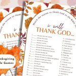 thanksgiving Bible Games